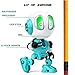 Sopu Stocking Stuffers for Kids Men Women, Rechargeable Robot Toys, Mini Talking Robot with Repeats Waht You Say, LED Lights and Cool Sounds Interactive Toy Xmax Gifts for Kids Adults (Blue)
