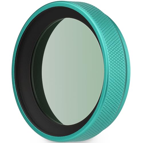 Capuchón para lente y filtro UV multirrecubierto de protección ultravioleta Haoge LUV-X54L en metal para cámaras Fujifilm X100VI y X100V, color verde miniatura 1