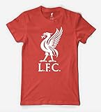 Liverpool FC Liverbird T Shirt (RED, Medium)