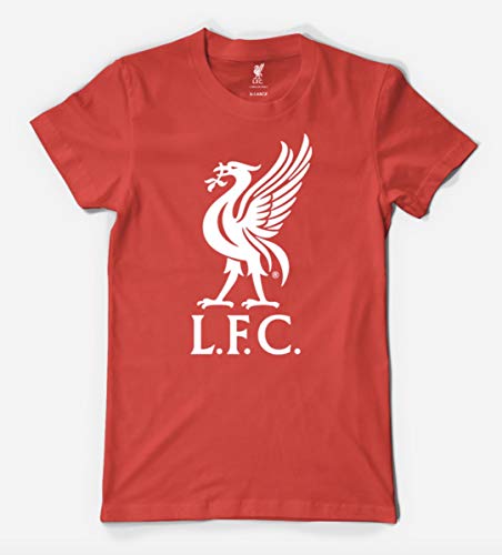 Liverpool FC Liverbird T Shirt (RED, Medium)