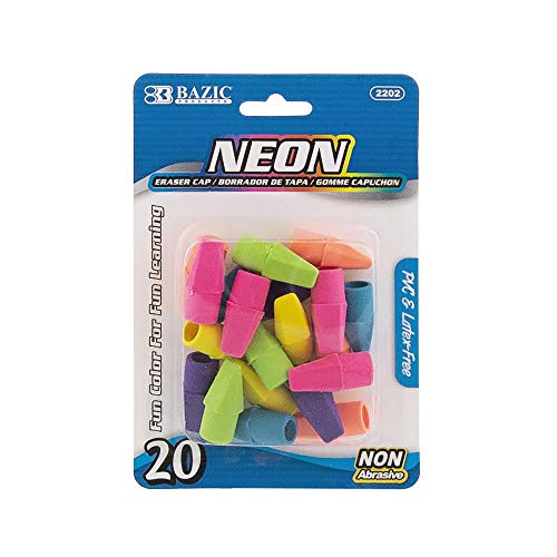 BAZIC Eraser Sets, 18 Per Pack