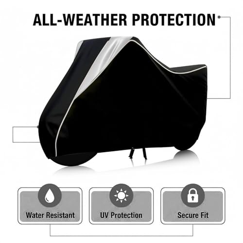 Image of Stylish Water Resistant Scooty Body Cover Compatible with Ola S1 Air & All Models | UV Protection, Dustproof, Heat Resistant, Two Wheeler | New All Weather Protection, Dust & Rain