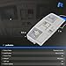 LED Overhead Console w/Sunroof Switch Fit for Mazda 3 2010 2011 2012 2013, Interior Ceiling Roof Reading Dome Light Map Lamp Replace# BBM6-69-970B-75, BCN8-69-970B-75, BBM669970B75