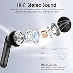 Wireless Earbuds, 2025 Bluetooth 5.4 Headphones in Ear Buds, 40H HiFi Stereo Bluetooth Earbuds with 4 ENC Noise Cancelling Mics, IP7 Waterproof Earphones with Dual LED Display USB C, Mini Ultralight - Image 2