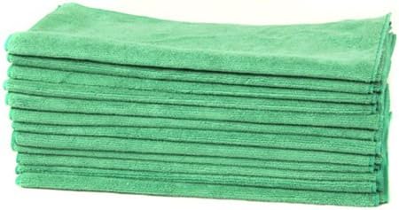 Chemical Guys MIC_MGREEN_12 Workhorse Professional Grade Microfiber Towel, Green (16 in. x 16 in.) (Pack of 12)