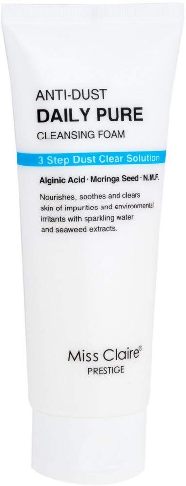 Miss ClairePrestige Anti-dust Daily Pure Cleansing Foam, White, 150 ml