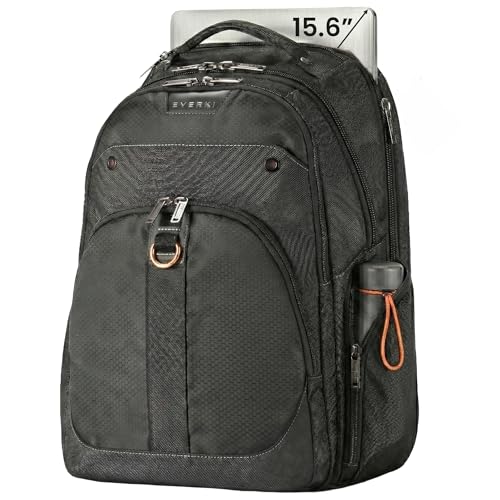 EVERKI Atlas Business 29.5L Laptop Backpack – Travel-Friendly Business & Office, Professional Backpack for Men & Women, Durable Computer Bag with Adjustable Padded Compartment, Fits 11'-15.6', Black