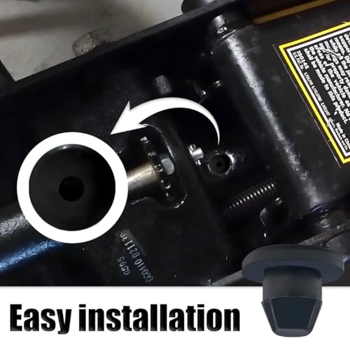 Image of 5PCS Bottle /Floor Jack Oil Plugs, 8mm Rubber Horizontal Jack Filler Bung Plug for Oil Reservoir Filler Hole, Universal Flat-Head Hydraulic Seals Replacement Accessories (5PCS)