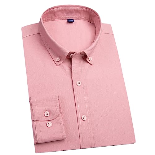 Chemise à carreaux pour hommes évite la transpiration haut manches longues coton Oxford 4XL