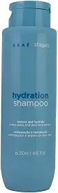 BRAÉ Shampoo Hidratação Intensa Stages - Profissional, 250ml - Maciez e Brilho, Reduz Frizz