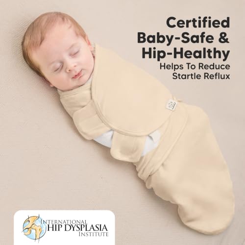Image of KeaBabies Newborn Swaddles with Zippers, 3pk Baby Swaddle (Lil Fawn, 0-3M) | Organic Cotton Swaddles for Newborn, Baby Swaddle 0-3 Months, Infant, Baby Girls, Boys, Soft & Durable, Easy Diaper Change