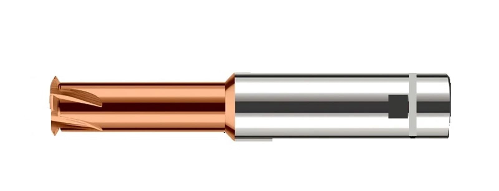 1 Unidad de Fresa de roscar de un Solo Diente de carburo sólido for máquina, M1, M1.6, M2, M3, M4, M5, M6, M8, M10, M12 y M14.(M4X0.7XD4X50L)