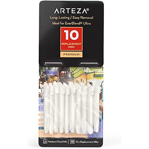 ARTEZA Puntas de rotulador, 10 puntas de cincel medianas Cover