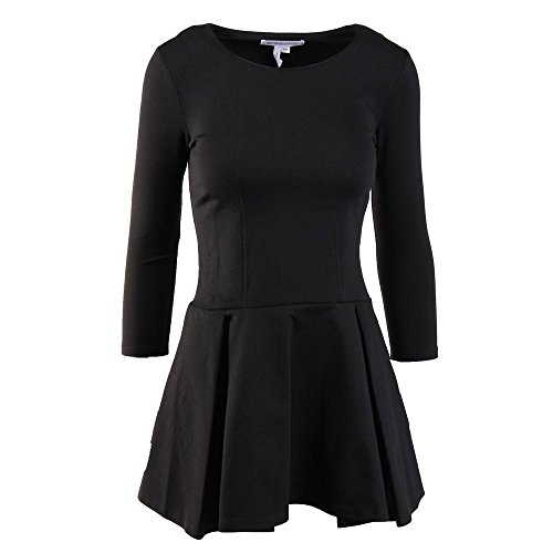 BCBGeneration Women's Flare Long Sleeve Dress, Black, Large at Amazon  Women's Clothing store