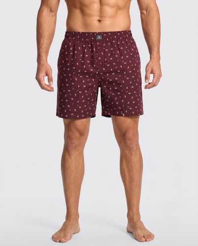 Image of Cotton Boxer Shorts for Men Half Pants with Pockets