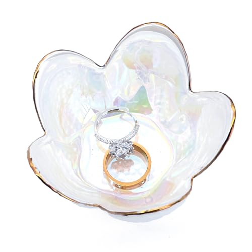 Ardax Flower Shape Ring Dish Jewelry Tray...