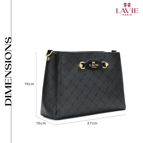 Image of LAVIE PARIS Women's Lior 3 Compartment Crossbody Sling Bag | Ladies Purse Handbag | Gift for Women
