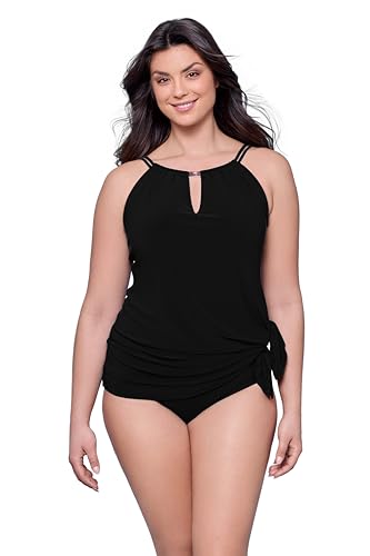 Aqua Green Women's Keyhole Swimdress