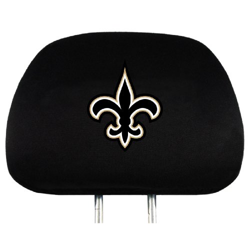 NFL New Orleans Saints Head Rest Covers, 2-Pack