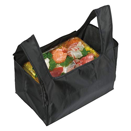 Pearl-Metal-D-6600-Marche-Eco-Bag-with-Wide-Bottom-Black