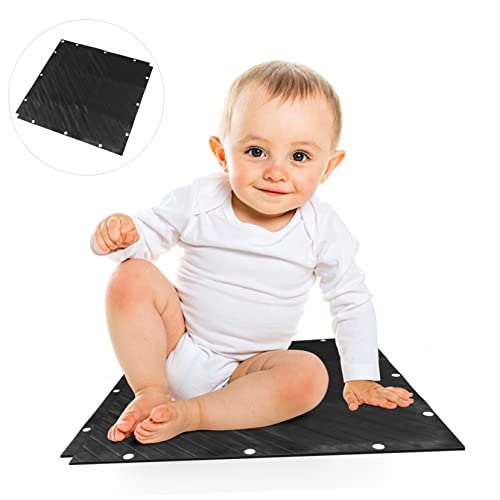 Kisangel 1Pc Baby'S Living Siliconen Speelveld Comfortabel Kruipen Dikke Kamer Kidszwart Zwart Zacht Baby Grote Kruipen Dikker Speelkleed Kinderen Anti Voor Antislip Thuis Vloertapijt - Afbeelding 6