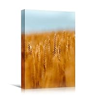 Canvas Wall Art Paddy Field Bohemian Colorful Floral Group Multicolor Photography - 12x18 inches