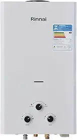 Rinnai M15-15 litros GN (Gás Natural) Branco - Aquecedor de Água a Gás Mecânico REU-M150 CFH