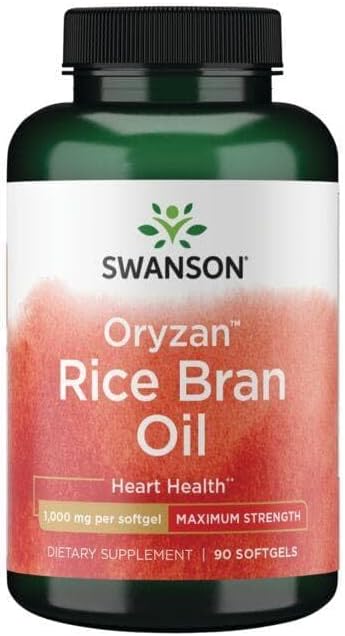 Miniatura 4 de Swanson Aceite de salvado de arroz EFA ORYZAN 1000MG 90SG