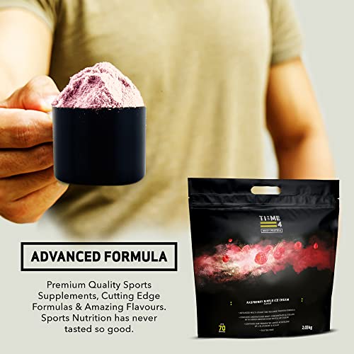 41pG3eVncqL Time 4 Whey Protein - Time Release Blend of Whey Protein Isolate, Whey Protein Concentrate, Micellar Casein, BCAAs… - Image 5
