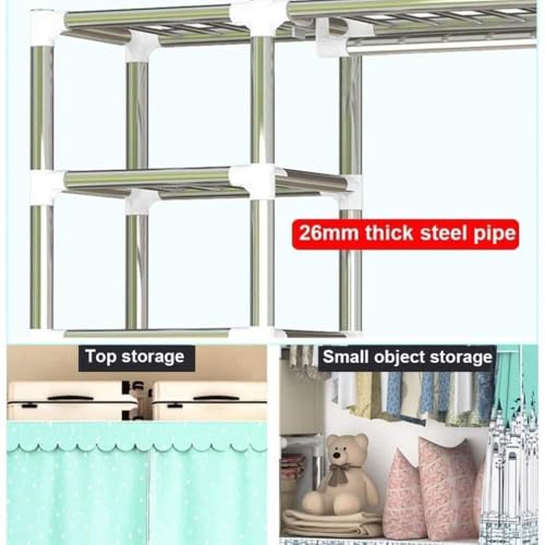 Armarios de tela perfectos para el almacenamiento portátil en tu dormitorio 5
