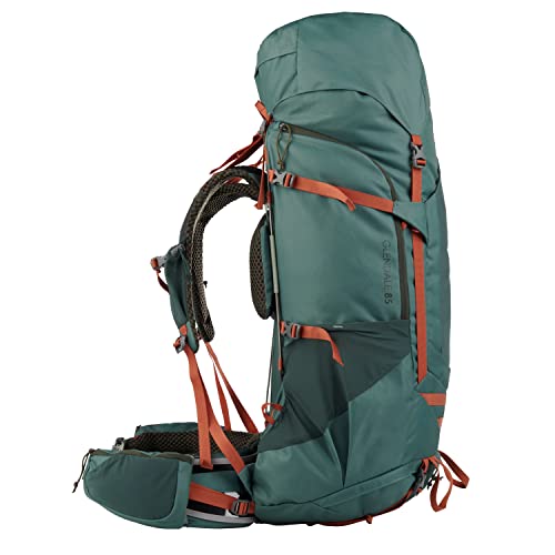 Image of Kelty Glendale 65L to 105L Internal Frame Backpack - Multi-day Backpacking Thru Hiking Pack, Adjustable Suspension, Customized Fit (Duck Green, 85L)