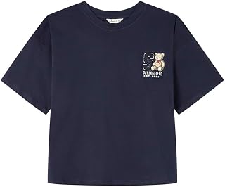Springfield Short Sleeve Graphic T-Shirt Camiseta De Manga Corta Mujer (Pack de 1)