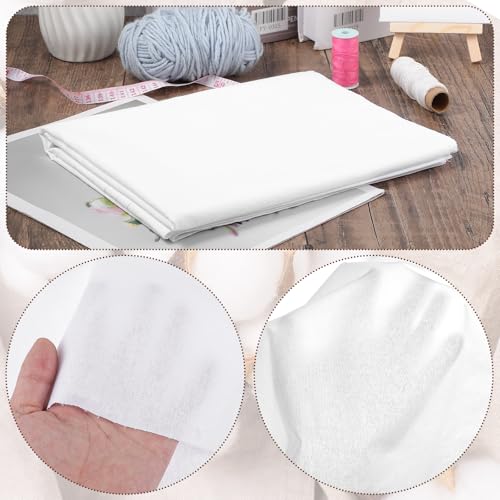 1 Yard Weißer Stoff Meterware Baumwolle -150cm*1m Baumwollstoff Meterware -100% Baumwoll Fabric Stoff zum Nähen -Weich Möbelstoffe-Polsterstoff-Dekostoff-Bekleidungsstoff