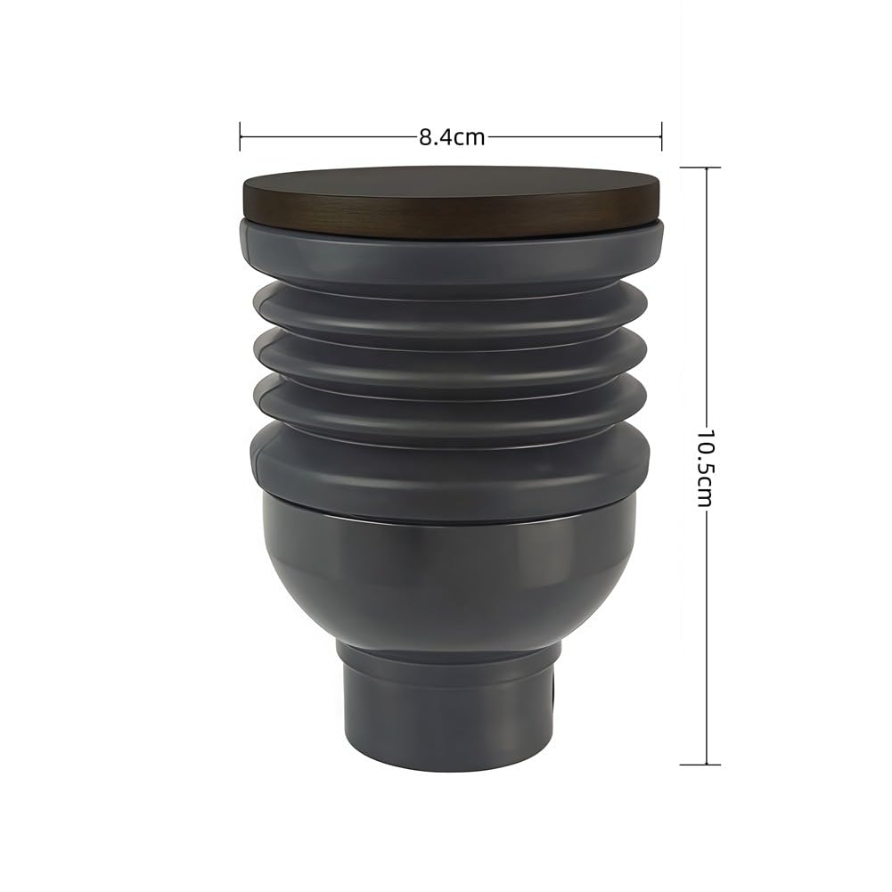 Macinacaffè monodose per tramoggia con coperchio in legno di noce, cestino in silicone da 140 g per smerigliatrici Eureka, strumento di pulizia per casa e bar