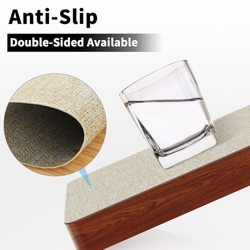 DOLOPL Placemats Set of 6 Reversible Faux Leather Place Mats Beige - image 4