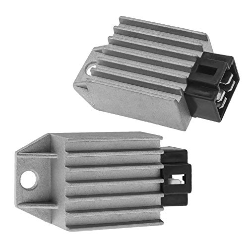 OTOTEC Spannungsregler, Gleichrichter, 12 V, 4-polig, kompatibel mit GY6-Motor, 50 cc, 125 cc, 150 cc, Moped, Roller, ATVs, Gokarts Buggy, Dirt Bikes
