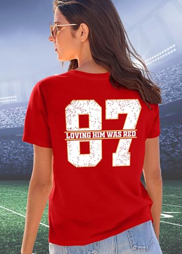 Football Shirt for Women: Game Day Tshirt Heart Love Rugby Team Shirts Team Fans Tee Tops4
