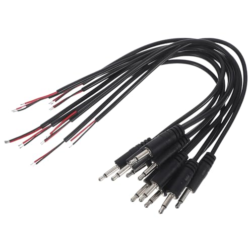 Cable de audio 3.5mm macho a cable pelado, pack 10 unidades miniatura 1
