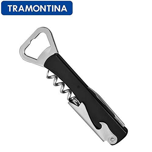 Saca Rolhas Em Aço Inox 3 Em 1 26330100 Tramontina