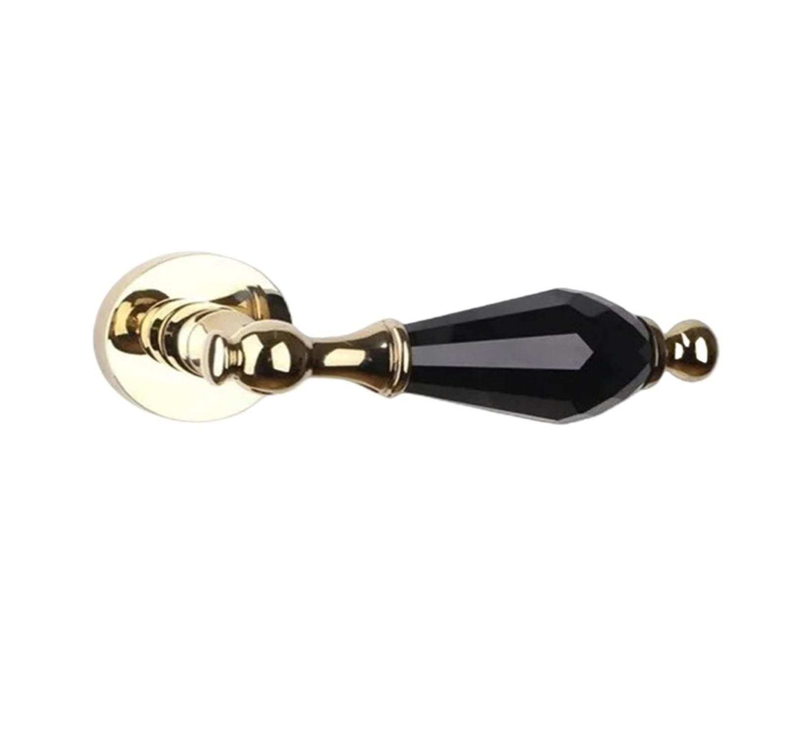 FBXRXZFPJ Interior Door Lock Silent Split Handle(Black-Silent Lock)