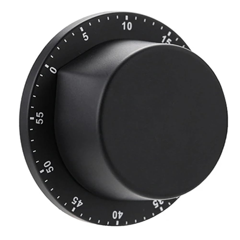 CTRLZS Stainless Steel Kitchen Timer withMagnetic Base Cooking Clock Countdown Study Fitness Timer Black