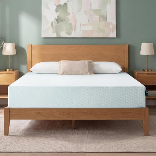 Image of Zinus| Global #1 Brand| Green Tea Memory Foam Premium Mattress| Pressure-Relieving Comfort & Orthopedic Support, Naturally Fresh, CertiPUR-US & Oeko-TEX Certified Queen (75 x 60 x 8 inch)