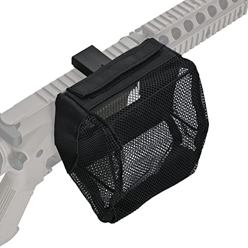 tactifans Brass Catcher Brass Annealer Tactical Pic Rail Picatinny Mount Quick Release Shell Catcher Brass Catcher for a.r. 15 for Rifle Range Shooting