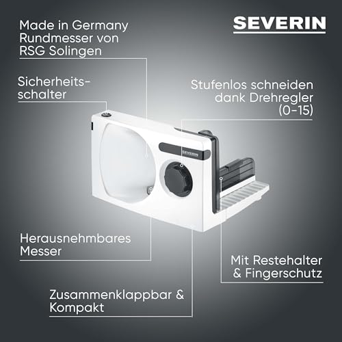 SEVERIN AS 3912 Allesschneider für Brot und Käse