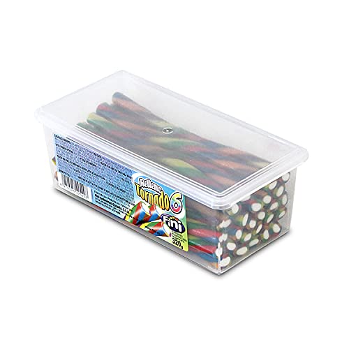 Fini Relleno Tornado de 6 Colores | Rellenitos con Sabor a Tutti Frutti - Tarro de 320 gr