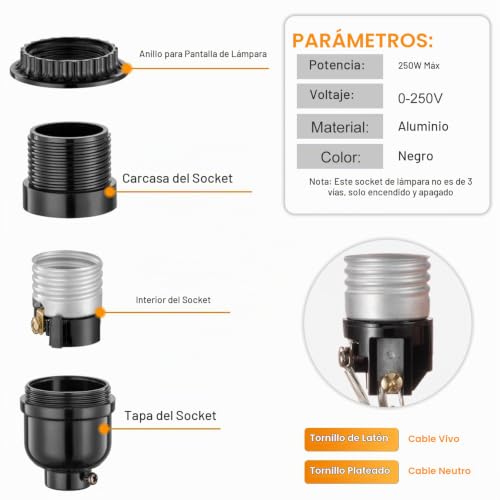 Socket para foco de 1.5 volts 12 Imagen adicional