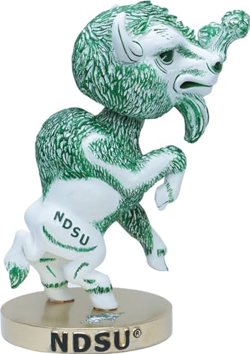 North Dakota State Bison Vintage White Bobblehead College