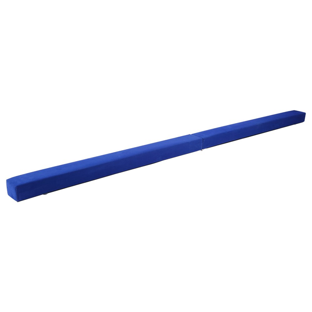 GOTOTOP Viga de gimnasia plegable de 220 cm, equilibrio plegable de gimnasia, barra de equilibrio para gimnasio y entrenamiento, azul
