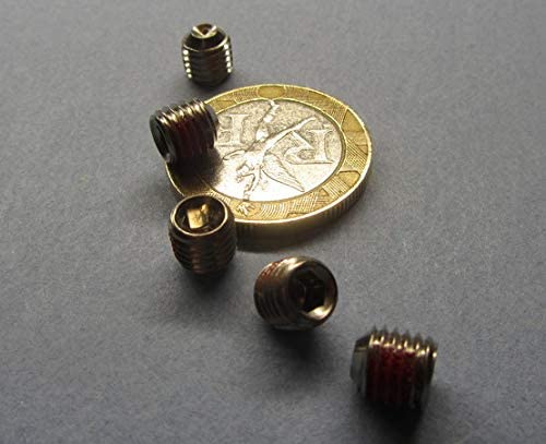 18-8 Stainless Steel Thread Locking Cup Point Set Screws 1/4