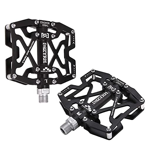 Foto von MZYRH Mountainbike Pedale, ultrastarke Bunte CNC Aluminiumlegierung maschinell bearbeitet 9/16 